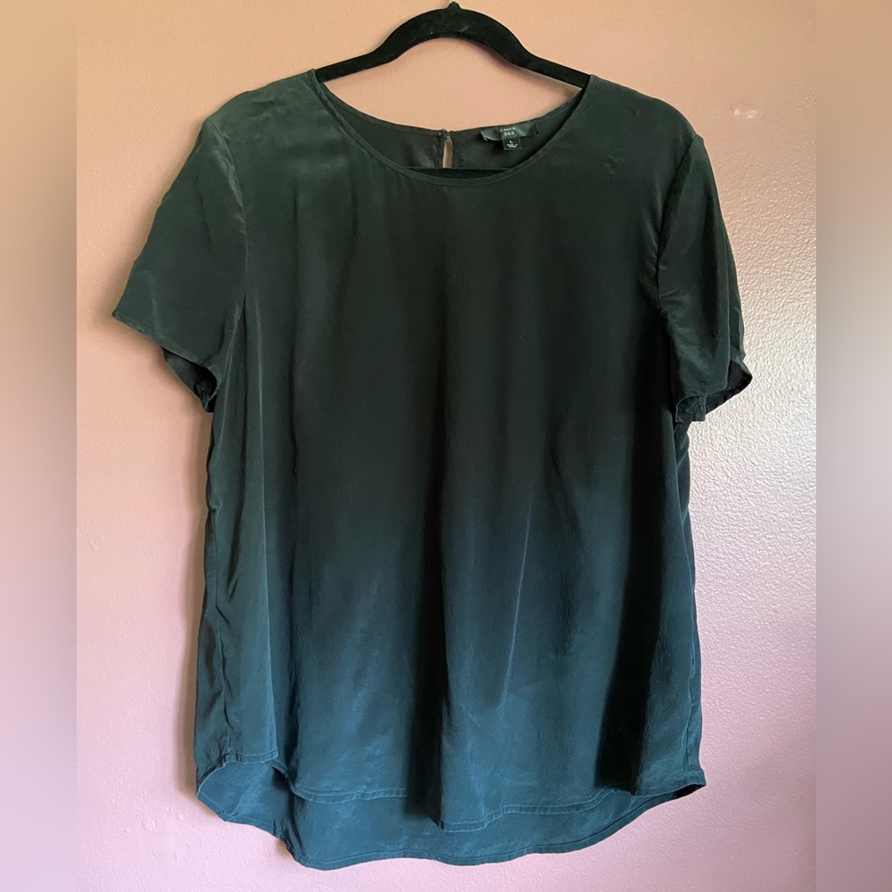 J Crew 365 silk top L